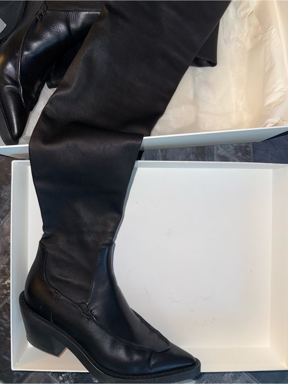 Khaite Charleston OTK Boots - Picture 8 of 16